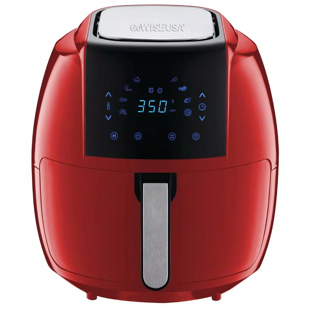 GoWISE USA 8-in-1 7.0 Qt. Red Electric Air Fryer with Recipe Book Air Fryers GoWISE USA 8-in-1 7.0 Qt. Red Electric Air Fryer With Recipe Book -Costway Shop red gowise usa air fryers gw22945 o 64 1000