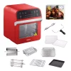 Toasters GoWISE USA 1600 W Red Rotisserie Oven And 12.7 Qt. Electric Air Fryer -Costway Shop red gowise usa toaster ovens gw44801 64 1000
