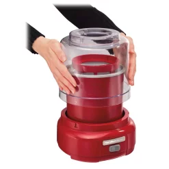 Dessert Makers Hamilton Beach 1.5 Qt. Red Ice Cream Maker -Costway Shop red hamilton beach ice cream makers 68881z 1f 1000