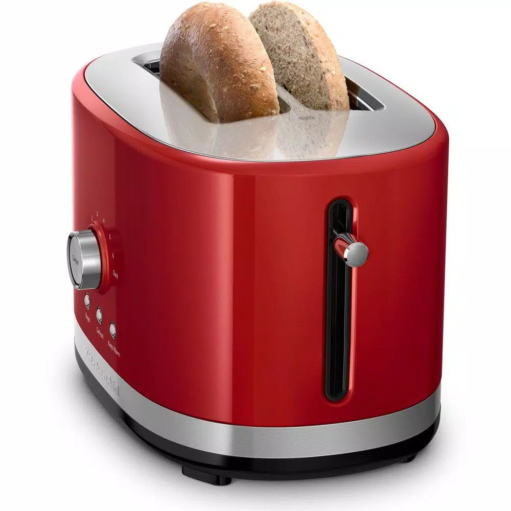KitchenAid Empire 2-Slice Red Wide Slot Toaster with Crumb Tray Toasters KitchenAid Empire 2-Slice Red Wide Slot Toaster With Crumb Tray -Costway Shop red kitchenaid pop up toasters kmt2116er c3 1000