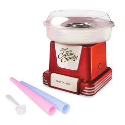 Dessert Makers Nostalgia Retro Red Hard And Sugar Free Cotton Candy Maker With Cotton Candy Cones 19 Dessert Makers Nostalgia Retro Red Hard And Sugar Free Cotton Candy Maker With Cotton Candy Cones -Costway Shop red nostalgia cotton candy machines pcm 805retrored 40 1000