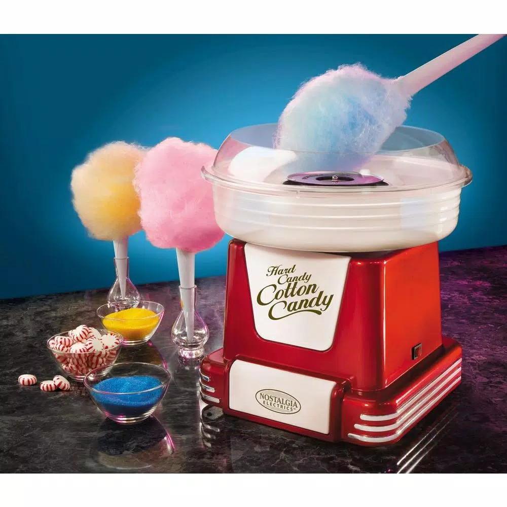 Dessert Makers Nostalgia Retro Red Hard And Sugar Free Cotton Candy Maker With Cotton Candy Cones 11 Dessert Makers Nostalgia Retro Red Hard And Sugar Free Cotton Candy Maker With Cotton Candy Cones - Image 9