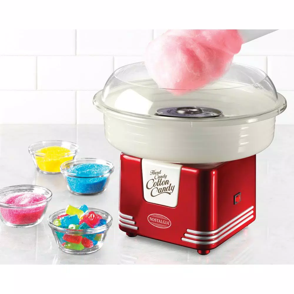 Dessert Makers Nostalgia Retro Red Hard And Sugar Free Cotton Candy Maker With Cotton Candy Cones 9 Dessert Makers Nostalgia Retro Red Hard And Sugar Free Cotton Candy Maker With Cotton Candy Cones - Image 7