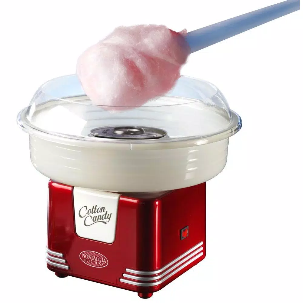 Dessert Makers Nostalgia Retro Red Hard And Sugar Free Cotton Candy Maker With Cotton Candy Cones 10 Dessert Makers Nostalgia Retro Red Hard And Sugar Free Cotton Candy Maker With Cotton Candy Cones - Image 8