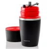 Coffee Makers Ovente Single Serve Red Coffee Grinder, French Press, 2-in-1 Carafe Coffee Maker Machine, With Insulated Cup -Costway Shop red ovente french presses cmb281r 64 1000