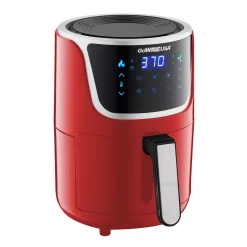 Air Fryers GoWISE USA 1. 7- Qt. , 2.0 Qt. Max Red/Silver Electric Mini Air Fryer With Digital Touchscreen + Recipe Book 6 Air Fryers GoWISE USA 1. 7- Qt. , 2.0 Qt. Max Red/Silver Electric Mini Air Fryer With Digital Touchscreen + Recipe Book -Costway Shop red silver gowise usa air fryers gw22977 44 1000