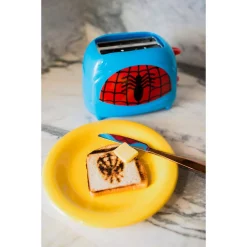 Toasters Uncanny Brands Spiderman Classic 2-Slice Red Toaster 4 Toasters Uncanny Brands Spiderman Classic 2-Slice Red Toaster -Costway Shop red uncanny brands pop up toasters tste em mvc spi 4f 1000