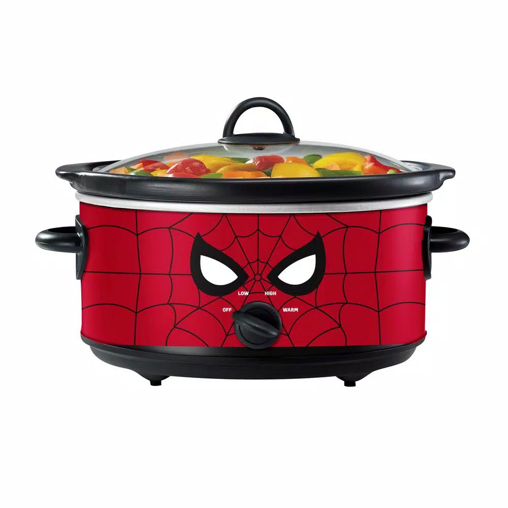 Cookers Uncanny Brands Marvel Spider-Man 7qt. Red Slow Cooker 5 Cookers Uncanny Brands Marvel Spider-Man 7qt. Red Slow Cooker - Image 3