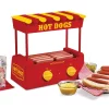 Electric Skillets & Indoor Grills Nostalgia Red 8-Hot Dog Roller And 6-Bun Warmer 1 Electric Skillets & Indoor Grills Nostalgia Red 8-Hot Dog Roller And 6-Bun Warmer -Costway Shop red yellow nostalgia indoor grills hdr8ry 64 1000