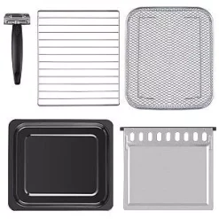 Air Fryers Boyel Living 19 Qt. Sandy Grey Cold-formed Steel Air Fryer Toaster Oven With Air Fry Air Roast Toast Broil Bake Function -Costway Shop sandy grey boyel living air fryers ty kcv18wl gray c3 1000