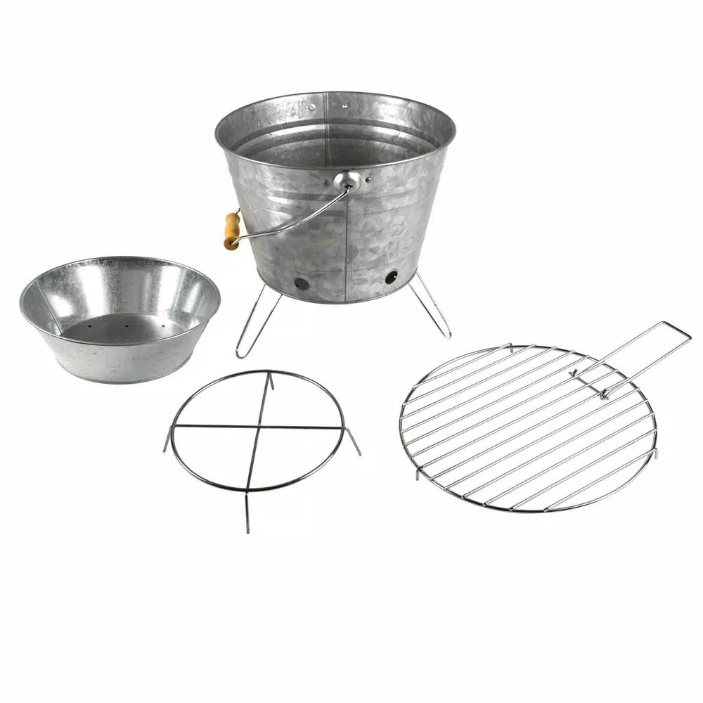 Electric Skillets & Indoor Grills Artland Masonware Portable Silver Colored Beach Grill 4 Electric Skillets & Indoor Grills Artland Masonware Portable Silver Colored Beach Grill - Image 2