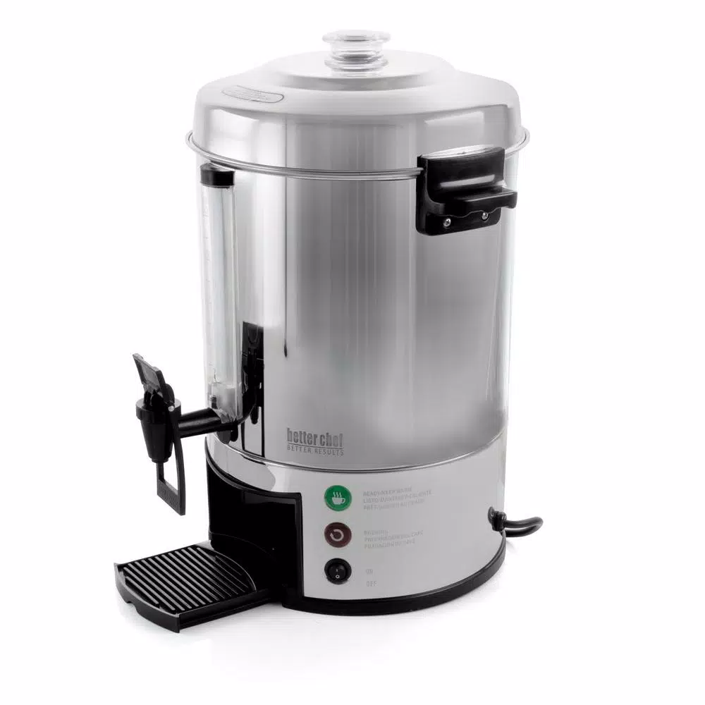 Coffee Makers Better Chef 100-Cup Stainless Steel Coffee Urn 3 Coffee Makers Better Chef 100-Cup Stainless Steel Coffee Urn