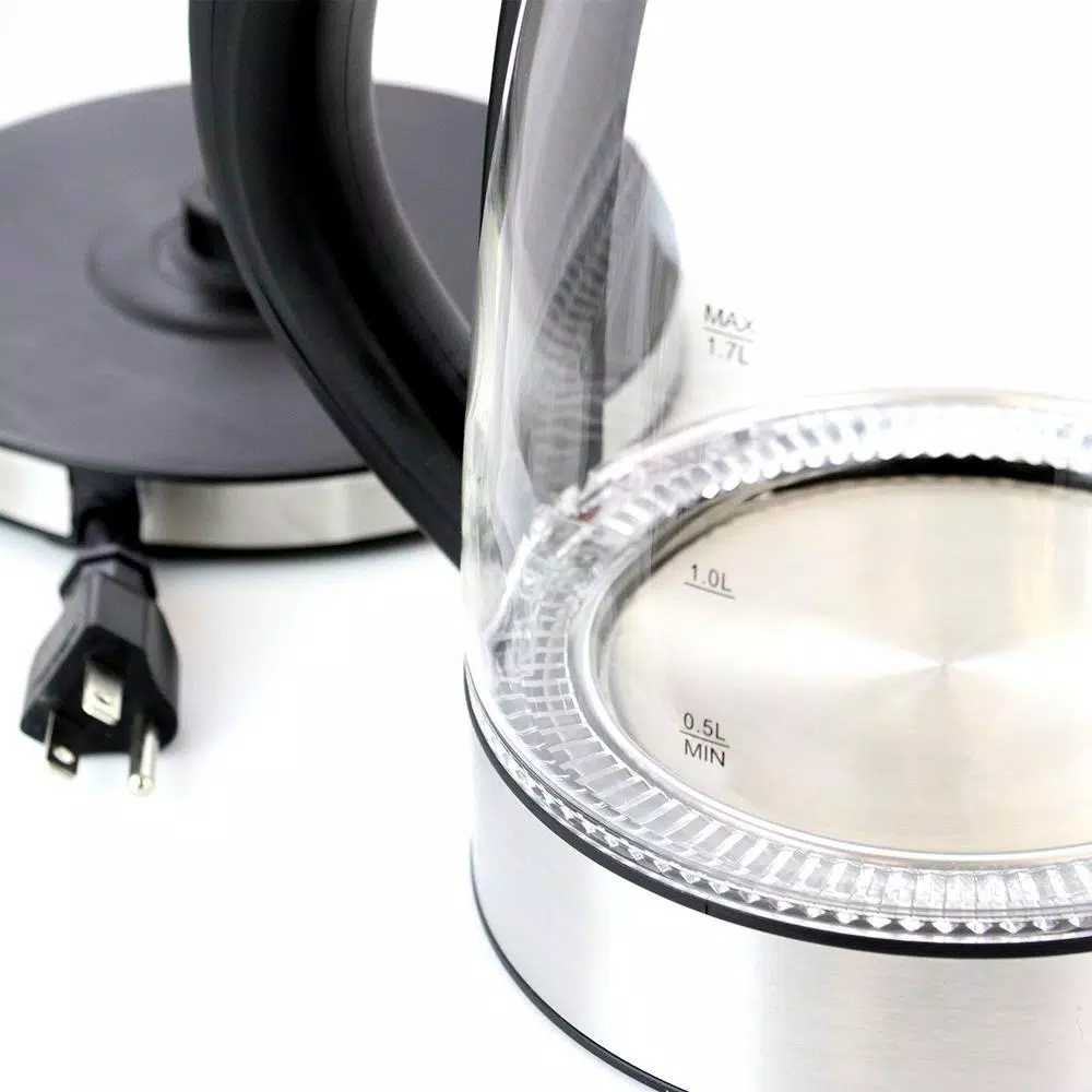 Electric Kettles Better Chef 7-Cup Glass And Stainless Steel Cordless Electric Tea Kettle - Image 2