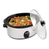 Cookers Better Chef 3.7 Qt. Silver Oval Slow Cooker