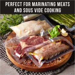 Food Processing CASO VC 300 Black And Silver Food Vacuum Sealer With Food Management App And Vacuum Bag Set -Costway Shop silver black caso food vacuum sealers 11392 2 kit 44 1000