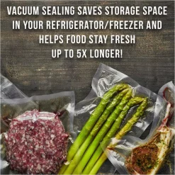 Food Processing CASO VC 300 Black And Silver Food Vacuum Sealer With Food Management App And Vacuum Bag Set -Costway Shop silver black caso food vacuum sealers 11392 2 kit c3 1000