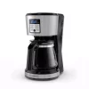 Coffee Makers BLACK+DECKER 12-Cup Silver Accents Programmable Coffeemaker With Vortex Technology 1 Coffee Makers BLACK+DECKER 12-Cup Silver Accents Programmable Coffeemaker With Vortex Technology -Costway Shop silver black decker drip coffee makers cm1331s 64 1000