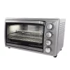Toasters BLACK+DECKER 1500 W 9-Slice Silver Toaster Oven With Temperature Control And Built-In Timer 2 Toasters BLACK+DECKER 1500 W 9-Slice Silver Toaster Oven With Temperature Control And Built-In Timer -Costway Shop silver black decker toaster ovens to4314ssd 64 1000