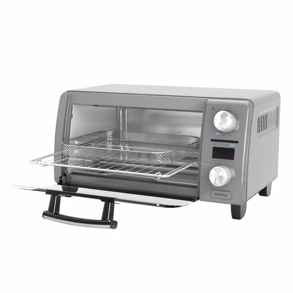 BLACK+DECKER Crisp ‘n Bake 4-Slice Silver Countertop Oven Toasters BLACK+DECKER Crisp ‘n Bake 4-Slice Silver Countertop Oven -Costway Shop silver black decker toaster ovens tod1775g c3 1000
