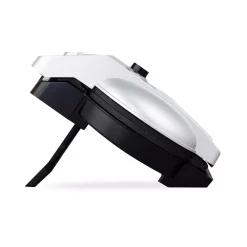 Electric Skillets & Indoor Grills KALORIK Easy Pour Single Waffle Black Belgian Waffle Maker -Costway Shop silver black kalorik waffle makers wm 45024 s 4f 1000