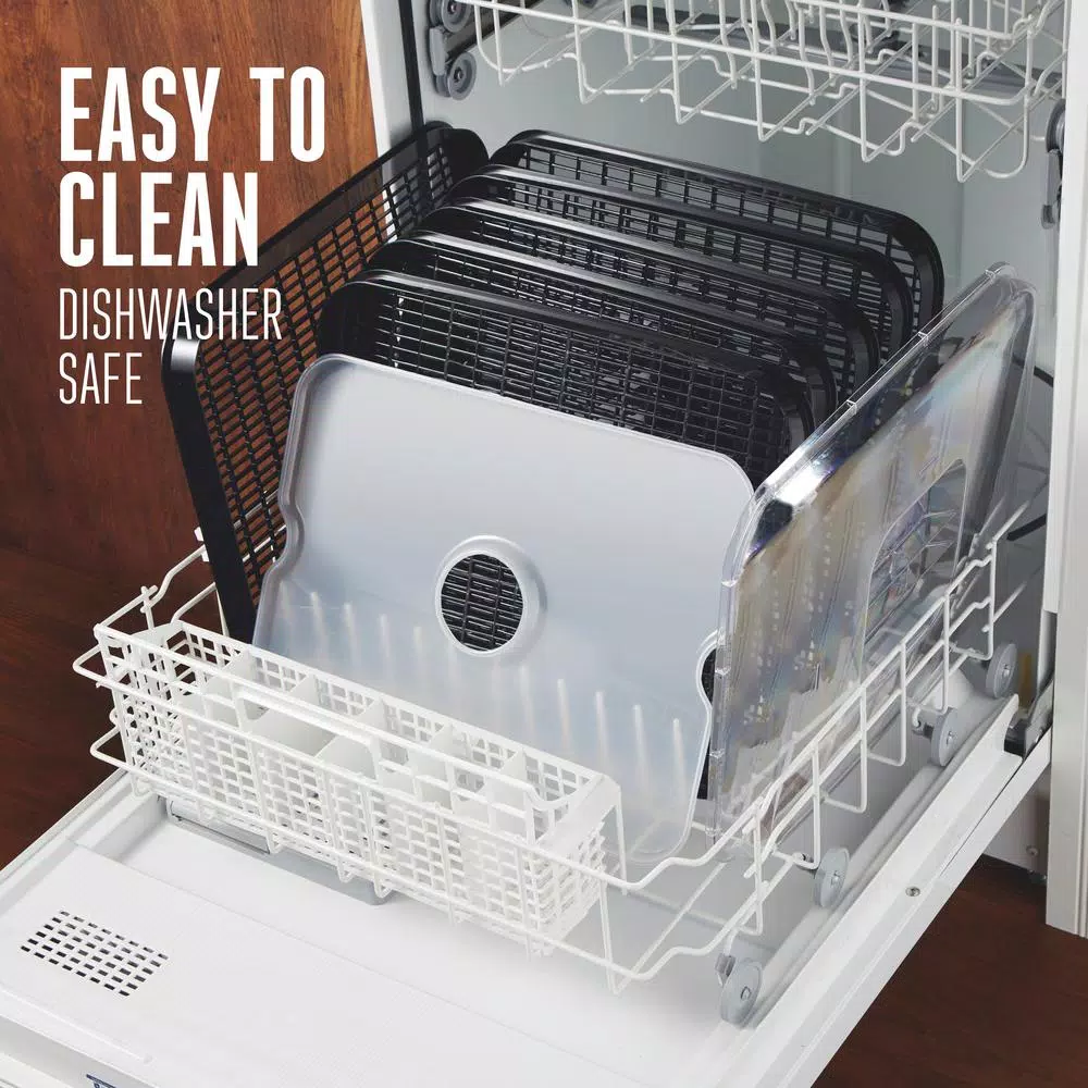 Weston Plus 6-Tray Black and Silver Food Dehydrator with Built-In Timer Food Processing Weston Plus 6-Tray Black And Silver Food Dehydrator With Built-In Timer -Costway Shop silver black weston dehydrators 75 0450 w 76 1000