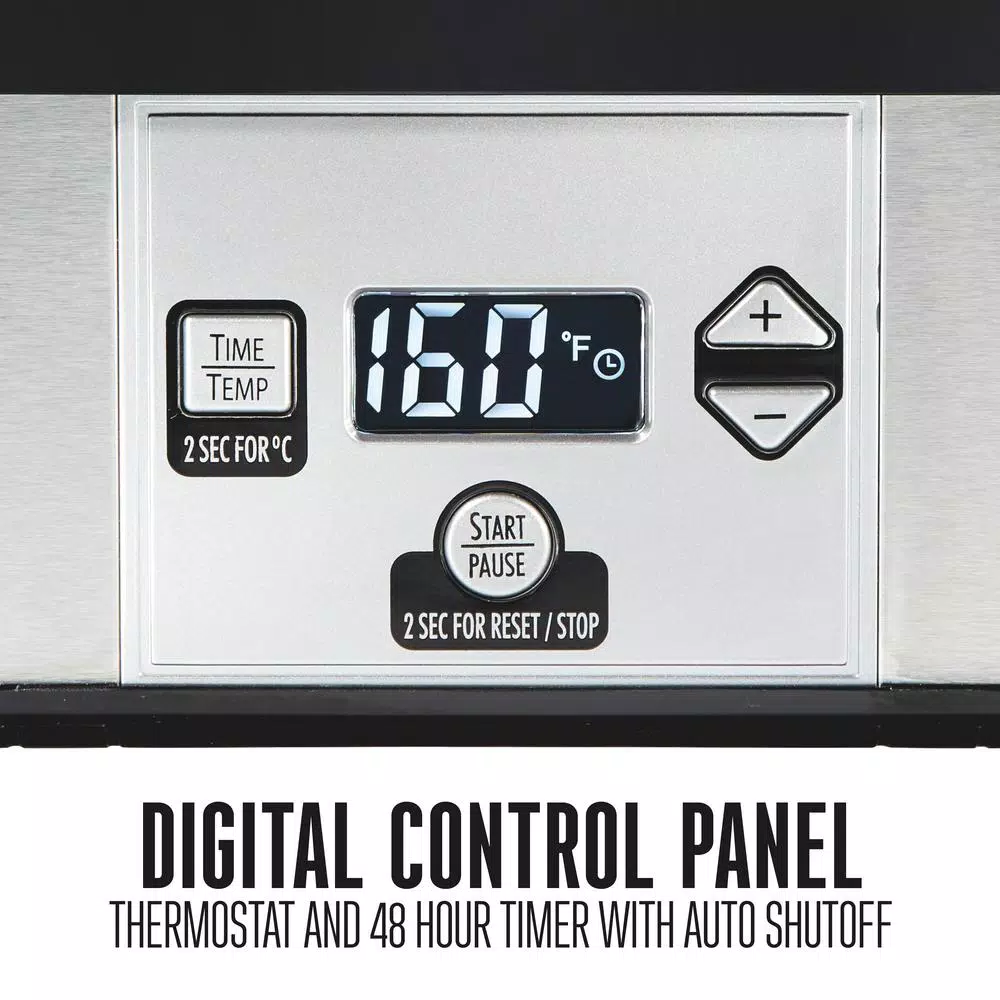 Weston Plus 6-Tray Black and Silver Food Dehydrator with Built-In Timer Food Processing Weston Plus 6-Tray Black And Silver Food Dehydrator With Built-In Timer -Costway Shop silver black weston dehydrators 75 0450 w c3 1000