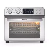 Air Fryers Boyel Living 24 Qt. Silver Stainless Steel Electronic Convection Air Fryer Toaster Oven With Accessories & Recipes Included
