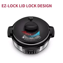 Cookers Boyel Living 8 Qt. Stainless Steel 12-in-1 Multiuse Programmable Electric Pressure Cooker With Non-Stick Pot And Cool-Touch Handles 8 Cookers Boyel Living 8 Qt. Stainless Steel 12-in-1 Multiuse Programmable Electric Pressure Cooker With Non-Stick Pot And Cool-Touch Handles -Costway Shop silver boyel living electric pressure cookers gbk gp80plus fa 1000