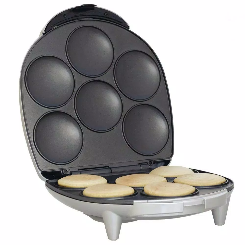 Electric Skillets & Indoor Grills Brentwood Appliances Silver Nonstick Arepa Maker (6-Piece) 9 Electric Skillets & Indoor Grills Brentwood Appliances Silver Nonstick Arepa Maker (6-Piece) - Image 7