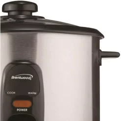Cookers Brentwood Appliances 5-Cup Silver Rice Cooker -Costway Shop silver brentwood appliances rice cookers ts 10 1f 1000