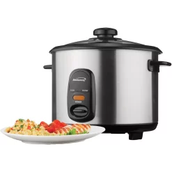 Cookers Brentwood Appliances 5-Cup Silver Rice Cooker -Costway Shop silver brentwood appliances rice cookers ts 10 31 1000