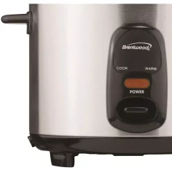 Cookers Brentwood Appliances 5-Cup Silver Rice Cooker -Costway Shop silver brentwood appliances rice cookers ts 10 44 1000