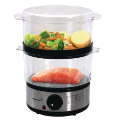 Cookers Brentwood Appliances 20-Cup Silver 2-Tier Food Steamer 17 Cookers Brentwood Appliances 20-Cup Silver 2-Tier Food Steamer -Costway Shop silver brentwood appliances rice cookers ts 1005 31 1000