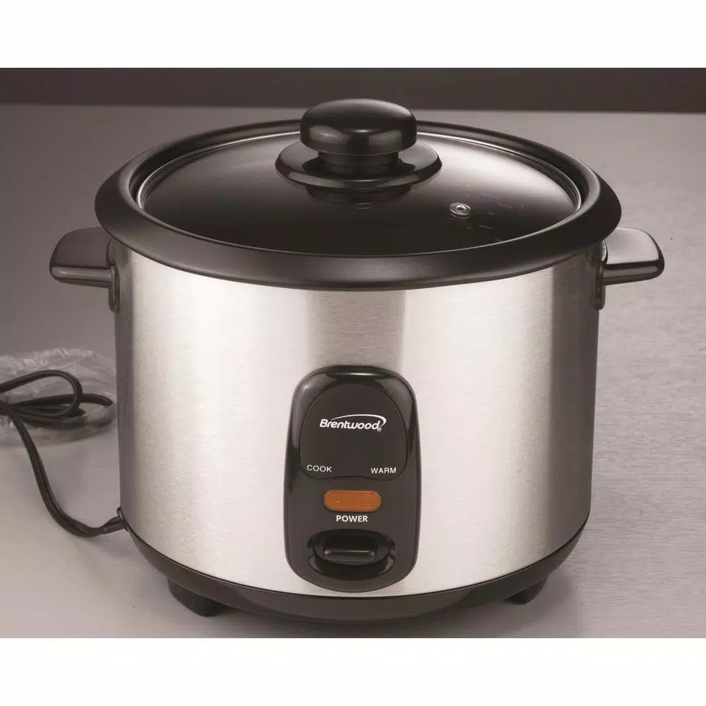 Brentwood 10-Cup Silver Rice Cooker Cookers Brentwood 10-Cup Silver Rice Cooker -Costway Shop silver brentwood rice cookers ts 20 d4 1000