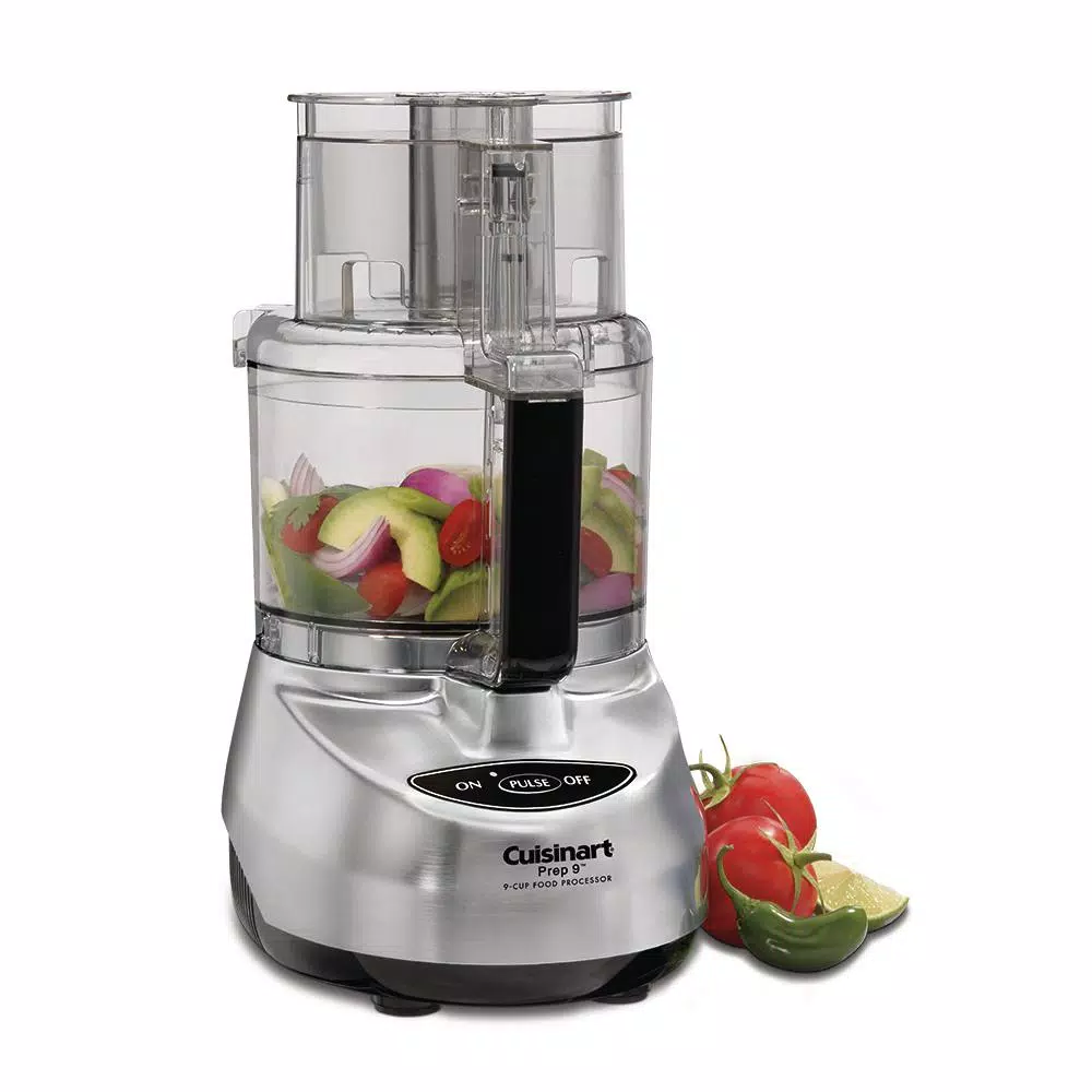Cuisinart Prep 9 9-Cup 2-Speed Brushed Stainless Food Processor with Pulse Control Food Processing Cuisinart Prep 9 9-Cup 2-Speed Brushed Stainless Food Processor With Pulse Control -Costway Shop silver brushed stainless cuisinart food processors dlc 2009chbmy c3 1000
