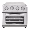 Air Fryers Cuisinart Compact 1.2 Qt. Silver Airfryer Toaster Oven -Costway Shop silver cuisinart air fryers toa 28 64 1000