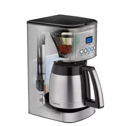 Coffee Makers Cuisinart 12-Cup Programmable Silver Coffee Maker With Built-In Timer -Costway Shop silver cuisinart drip coffee makers dcc 3400p1 40 1000