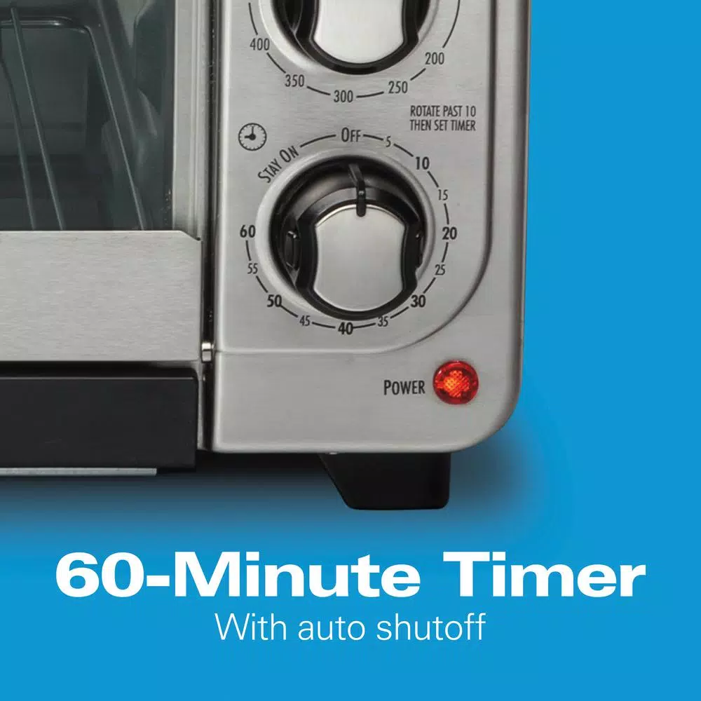 Hamilton Beach 2 in 1 1450 W 4-Slice Silver Toaster Oven with 2-Slice Toaster Slots Toasters Hamilton Beach 2 In 1 1450 W 4-Slice Silver Toaster Oven With 2-Slice Toaster Slots -Costway Shop silver hamilton beach toaster ovens 31156 76 1000