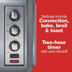 Toasters Hamilton Beach Easy Reach 1500-Watts 6-Slice Grey Toaster Oven With Roll-Top Door 7 Toasters Hamilton Beach Easy Reach 1500-Watts 6-Slice Grey Toaster Oven With Roll-Top Door -Costway Shop silver hamilton beach toaster ovens 31434 44 1000