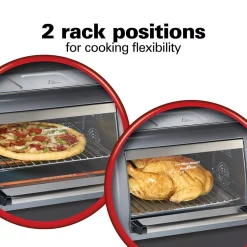 Toasters Hamilton Beach Easy Reach 1500-Watts 6-Slice Grey Toaster Oven With Roll-Top Door 9 Toasters Hamilton Beach Easy Reach 1500-Watts 6-Slice Grey Toaster Oven With Roll-Top Door -Costway Shop silver hamilton beach toaster ovens 31434 76 1000