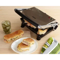 Electric Skillets & Indoor Grills IMUSA 1000 W Silver Non-Stick Panini Press 4 Electric Skillets & Indoor Grills IMUSA 1000 W Silver Non-Stick Panini Press -Costway Shop silver imusa panini presses gau 80103 4f 1000