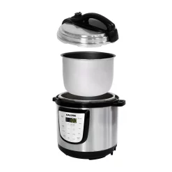 Cookers KALORIK 6 Qt. Stainless Steel Digital Electric Pressure Cooker -Costway Shop silver kalorik multi cookers epck 47464 ss 4f 1000