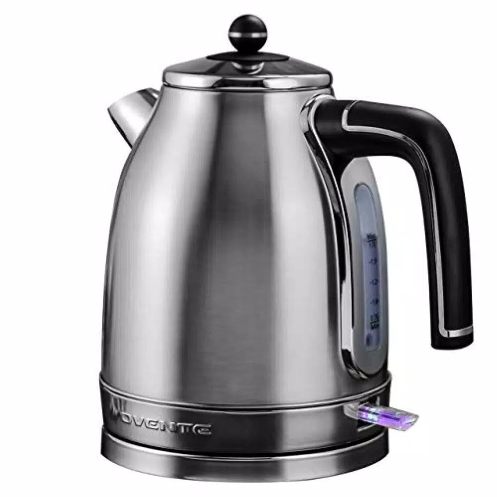 Ovente 7.2-Cup Silver Stainless Steel Electric Kettle with Removable Filter, Boil Dry Protection and Auto Shut Off Features Electric Kettles Ovente 7.2-Cup Silver Stainless Steel Electric Kettle With Removable Filter, Boil Dry Protection And Auto Shut Off Features -Costway Shop silver ovente electric kettles ks777s 64 1000