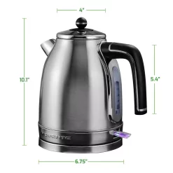 Electric Kettles Ovente 7.2-Cup Silver Stainless Steel Electric Kettle With Removable Filter, Boil Dry Protection And Auto Shut Off Features 7 Electric Kettles Ovente 7.2-Cup Silver Stainless Steel Electric Kettle With Removable Filter, Boil Dry Protection And Auto Shut Off Features -Costway Shop silver ovente electric kettles ks777s fa 1000