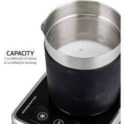 Coffee Makers Ovente 7 Oz. Stainless Steel Silver Coffee And Milk Frother With Induction Base 5 Coffee Makers Ovente 7 Oz. Stainless Steel Silver Coffee And Milk Frother With Induction Base -Costway Shop silver ovente milk frothers fr2008s 1f 1000