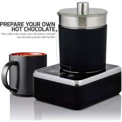 Coffee Makers Ovente 7 Oz. Stainless Steel Silver Coffee And Milk Frother With Induction Base 6 Coffee Makers Ovente 7 Oz. Stainless Steel Silver Coffee And Milk Frother With Induction Base -Costway Shop silver ovente milk frothers fr2008s 44 1000