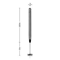 Coffee Makers Ovente Electric Stainless Steel Milk Frother Coffee, Hand Held, Silver (FRS1010S) -Costway Shop silver ovente milk frothers frs1010s 44 1000