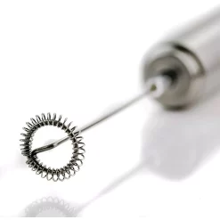 Coffee Makers Ovente Stainless Steel Milk Frother, Coffee Mixer Wand, Silver (FRS1020B) 4 Coffee Makers Ovente Stainless Steel Milk Frother, Coffee Mixer Wand, Silver (FRS1020B) -Costway Shop silver ovente milk frothers frs1020b 4f 1000