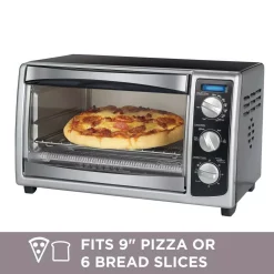 Toasters BLACK+DECKER 1500 W 6-Slice Stainless Steel Toaster Oven With Built-In Timer 14 Toasters BLACK+DECKER 1500 W 6-Slice Stainless Steel Toaster Oven With Built-In Timer -Costway Shop silver stainless steel black decker toaster ovens to1675b 1f 1000