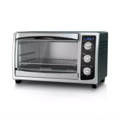 Toasters BLACK+DECKER 1500 W 6-Slice Stainless Steel Toaster Oven With Built-In Timer